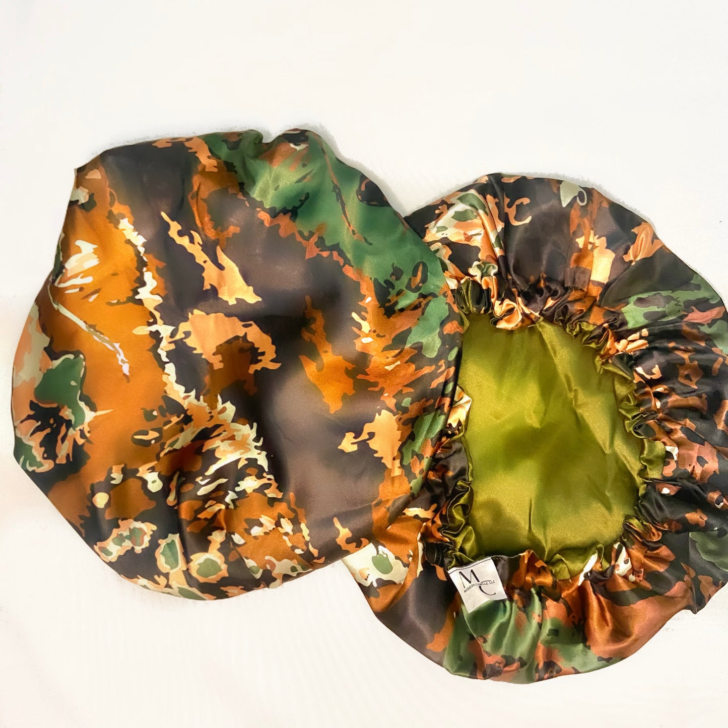 Army of Cheetah Cubs Print Satin Bonnet